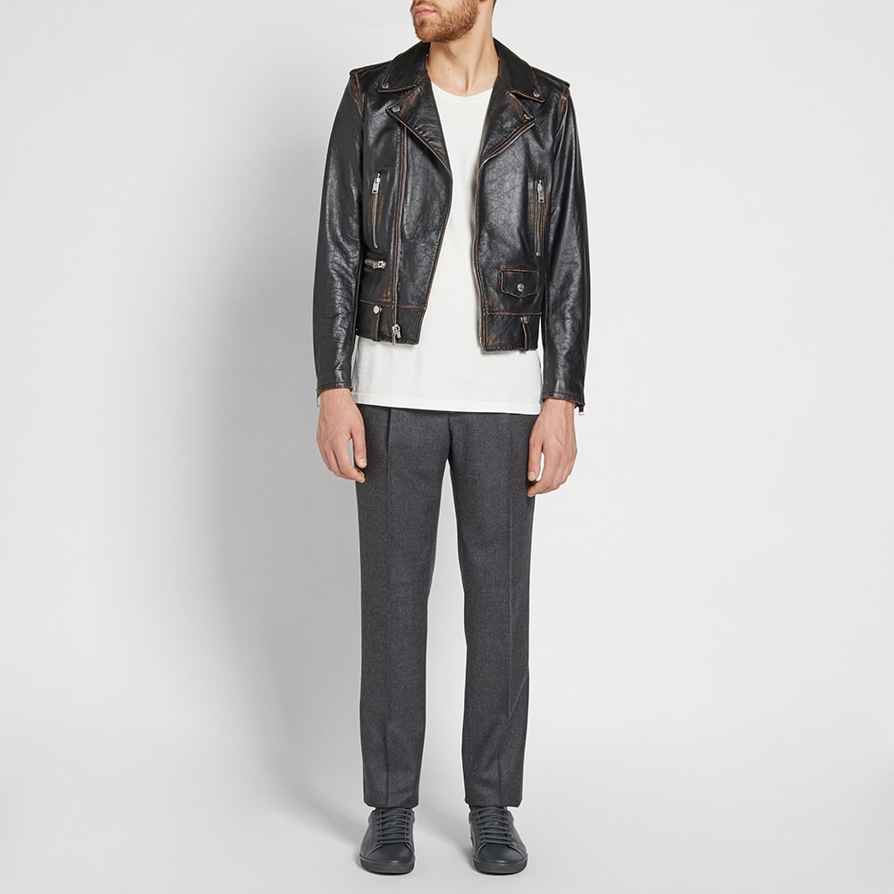Used saint laurent leather jacket Clearance
