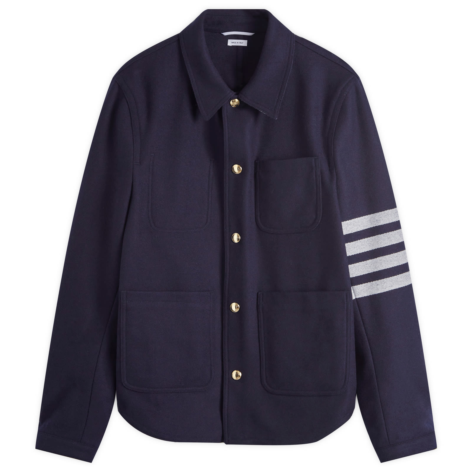 Thom Browne｜JUMPERS (MJO220U F0522 415) Thom Browne Utility Patch Pocket Jacket MJO220U.F0522-415