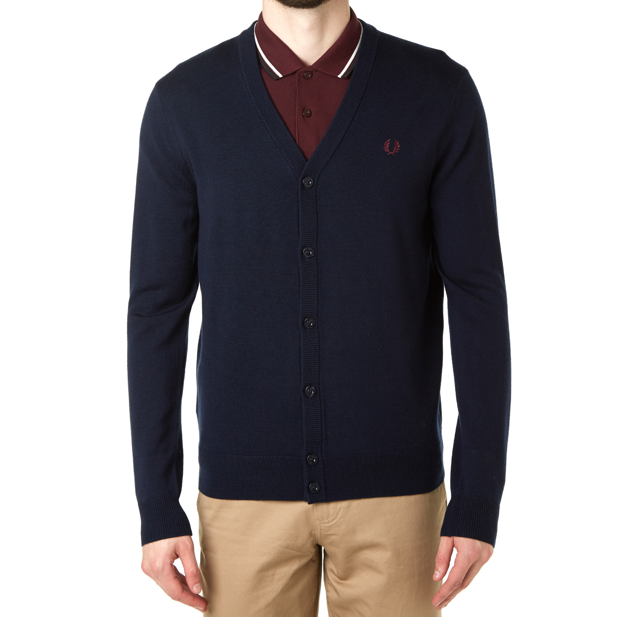 thames fred perry cardigan