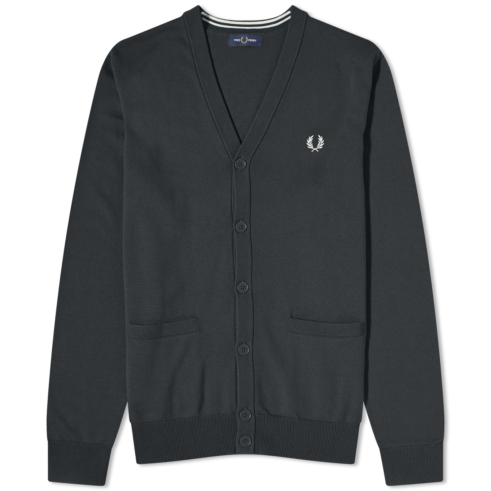 Fred Perry Merino Cardigan Night Green END. (JP)