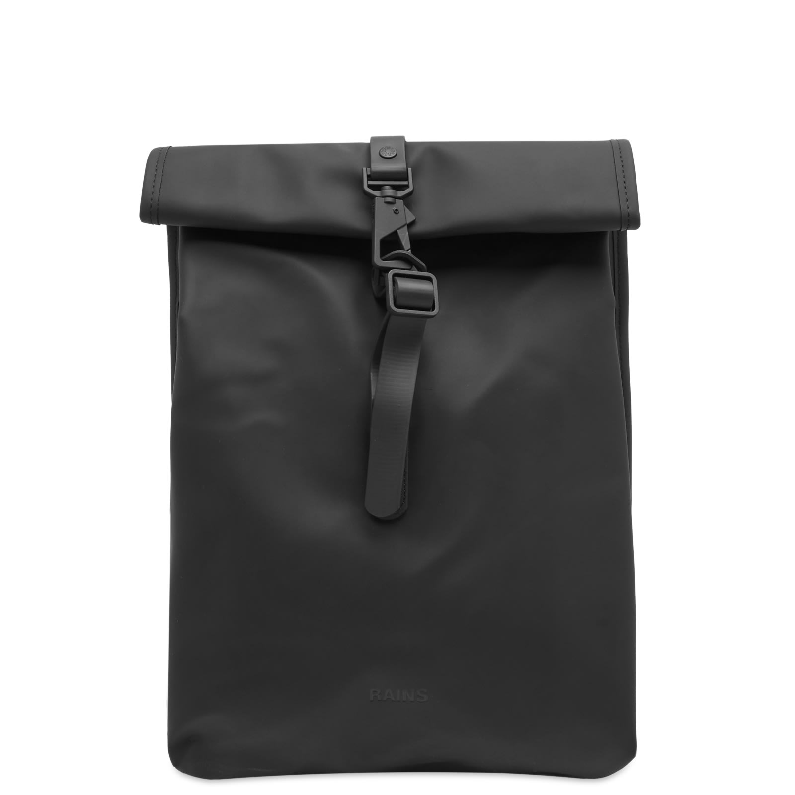 RAINS Rolltop Rucksack Mini Black | END.