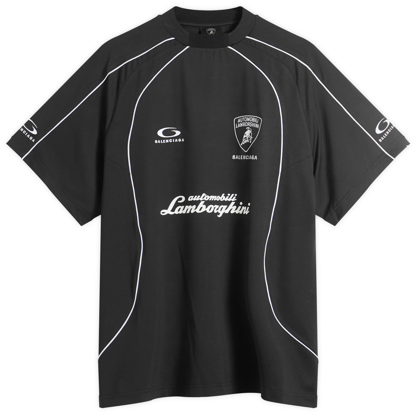 ●送料込●BALENCIAGA●Automobili Lamborghini Soccer Tシャツ Men's Balenciaga I Automobili Lamborghini Oversized Soccer T