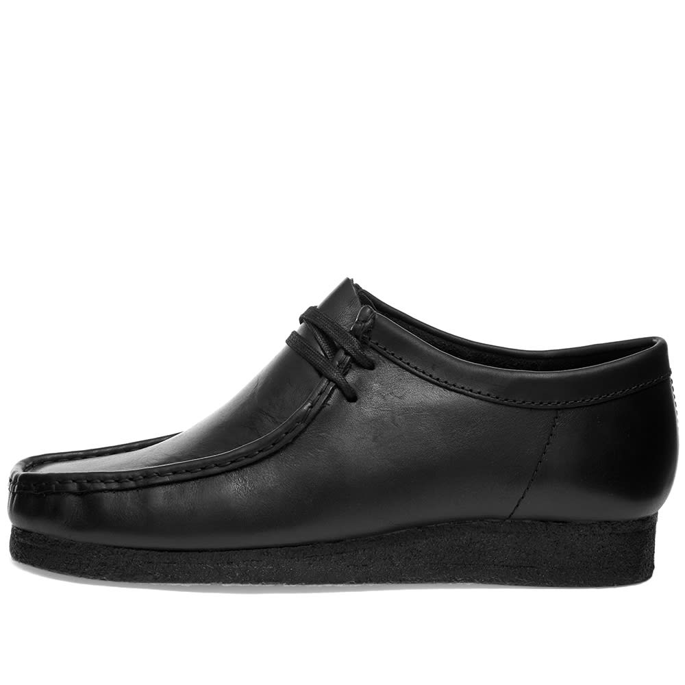 mens black leather wallabees