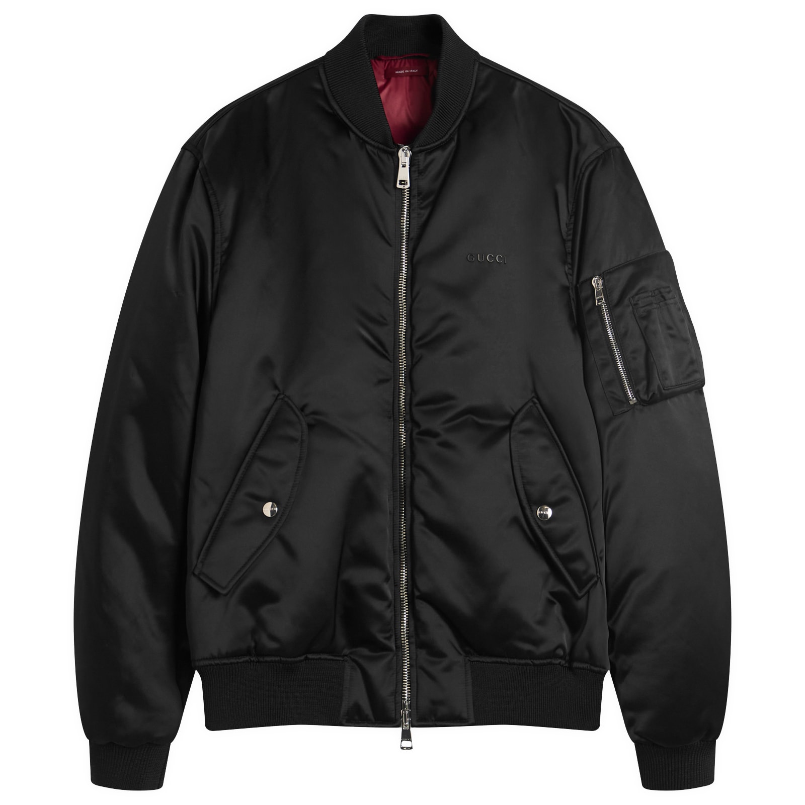 Gucci Heavy Nylon Canvas Bomber Black | END. (US) Gucci Heavy Nylon Canvas Bomber Black | END. (US)