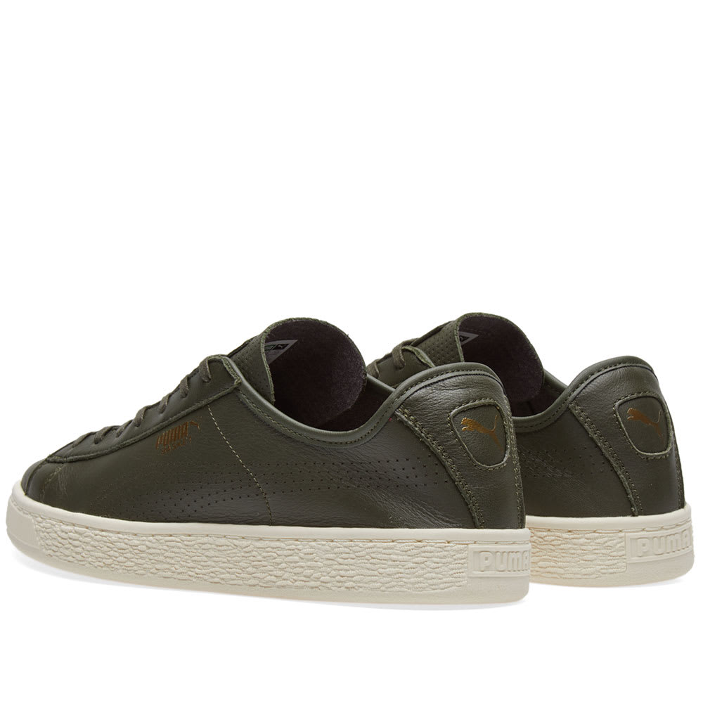 puma basket khaki puma basket khaki