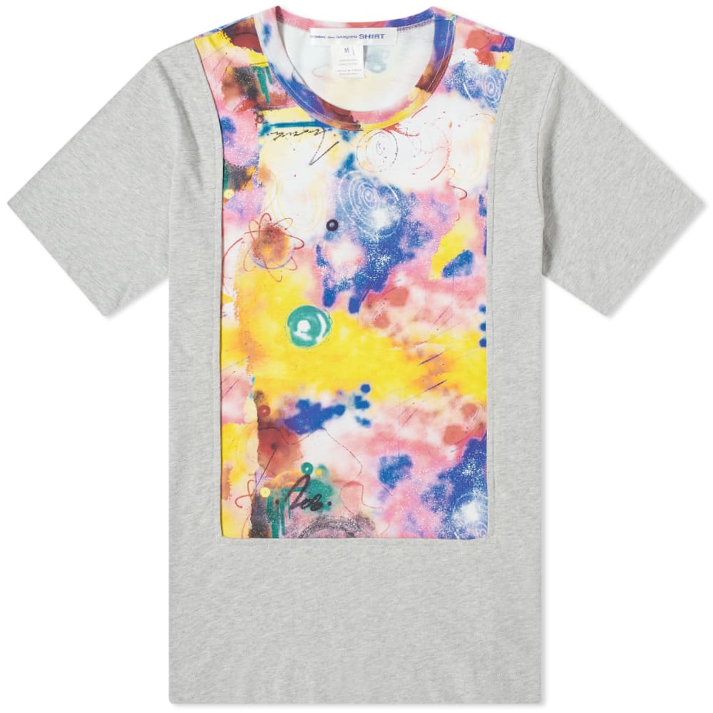 comme des garcons yellow t shirt