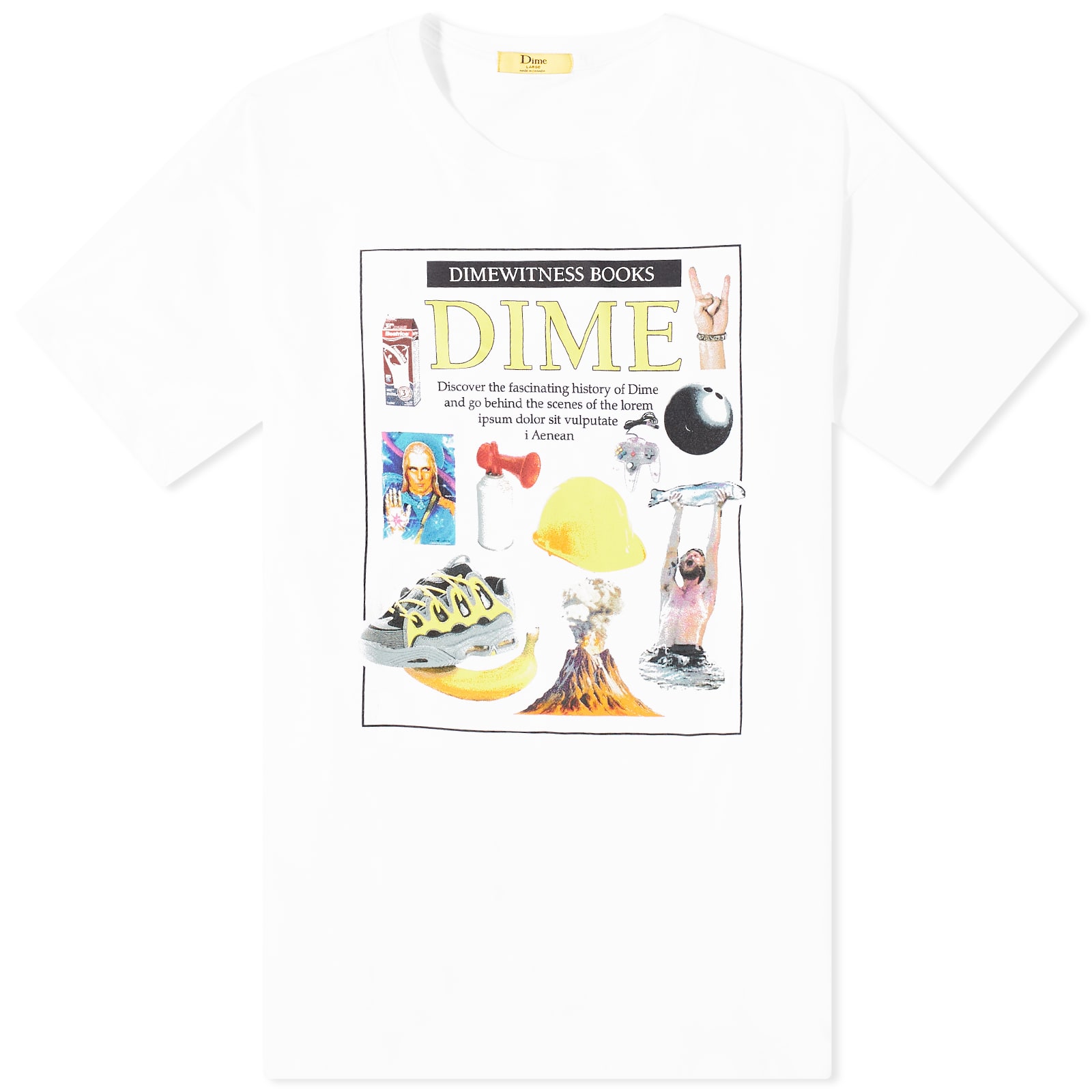 Dime ホワイト Tシャツ M 8033001755169_1.jpg?v=