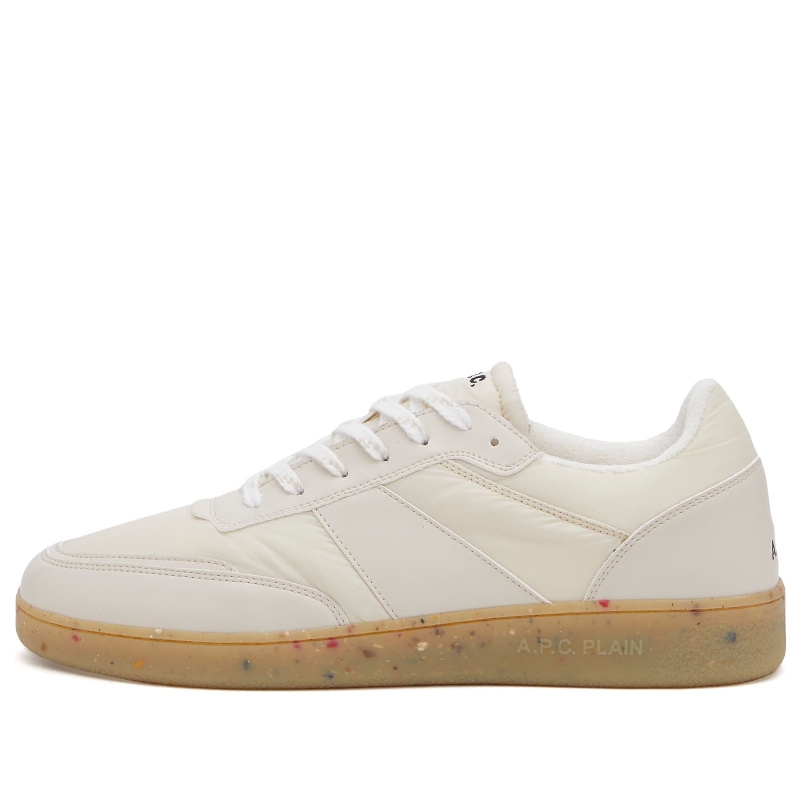 A.P.C. Men's Plain Sneaker White/Gum - Curated Menswear