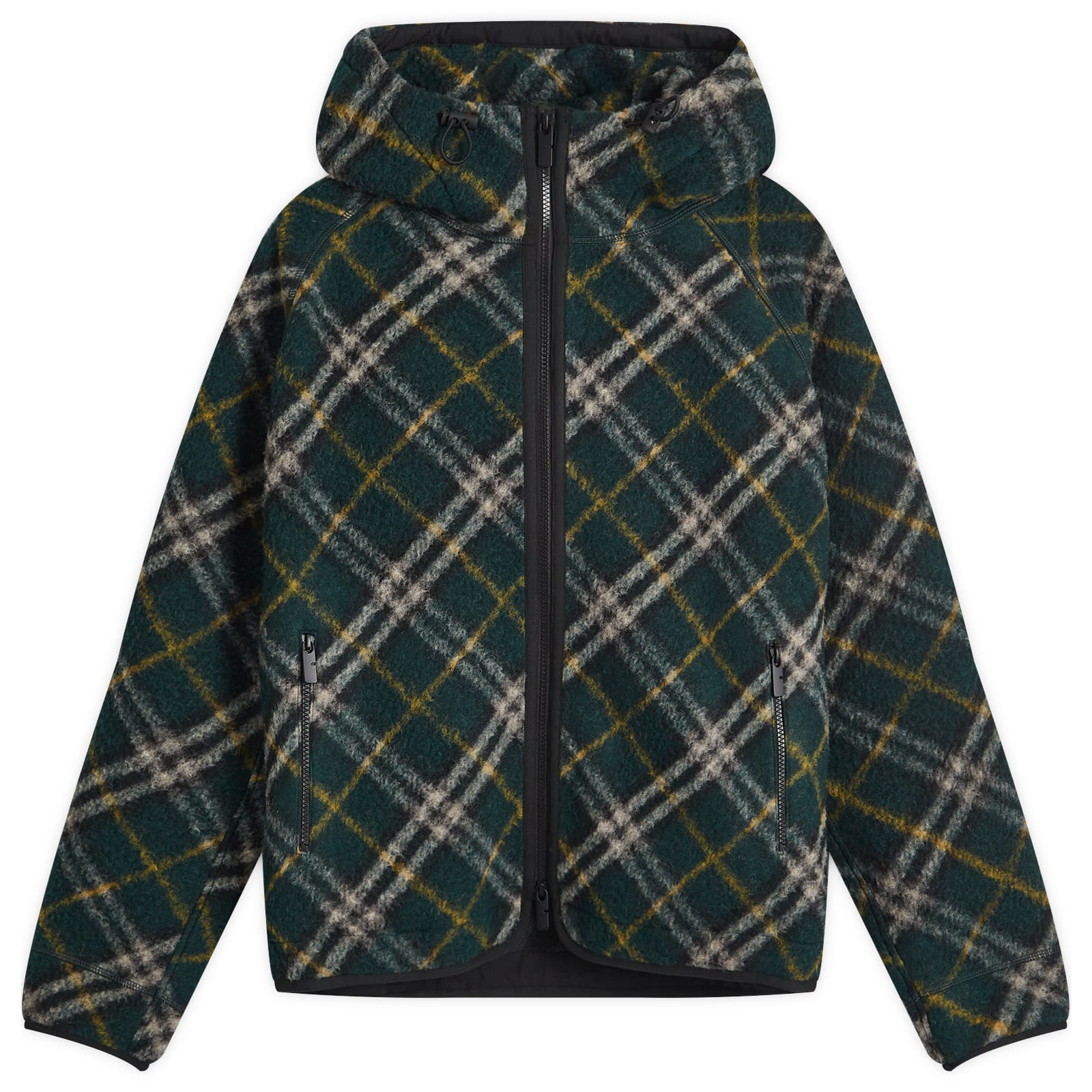 Burberry Check Zip Fleece Dark Fern Ip Check | END. (US)