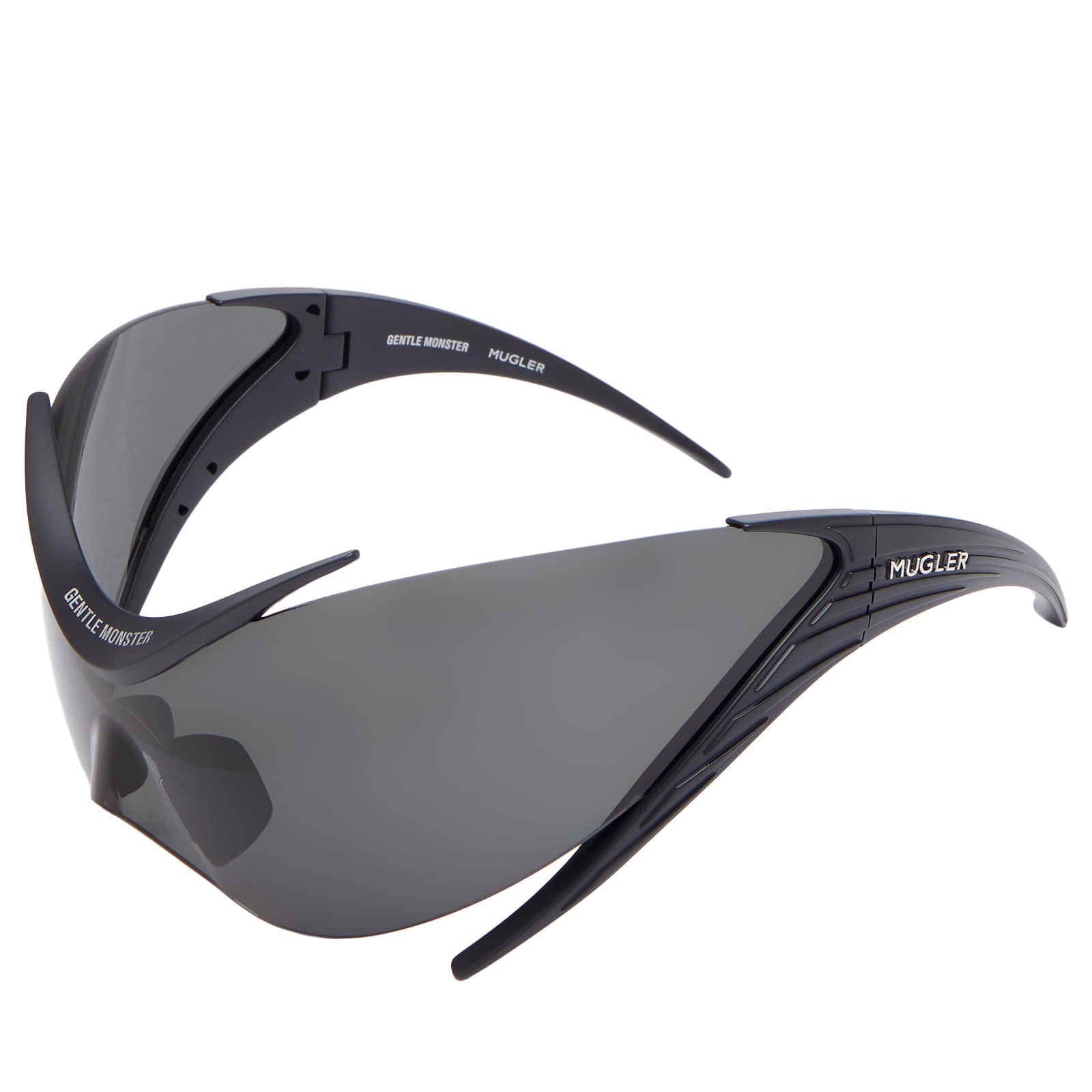 Gentle Monster x Mugler Spiral 01 Sunglasses in Black Gentle