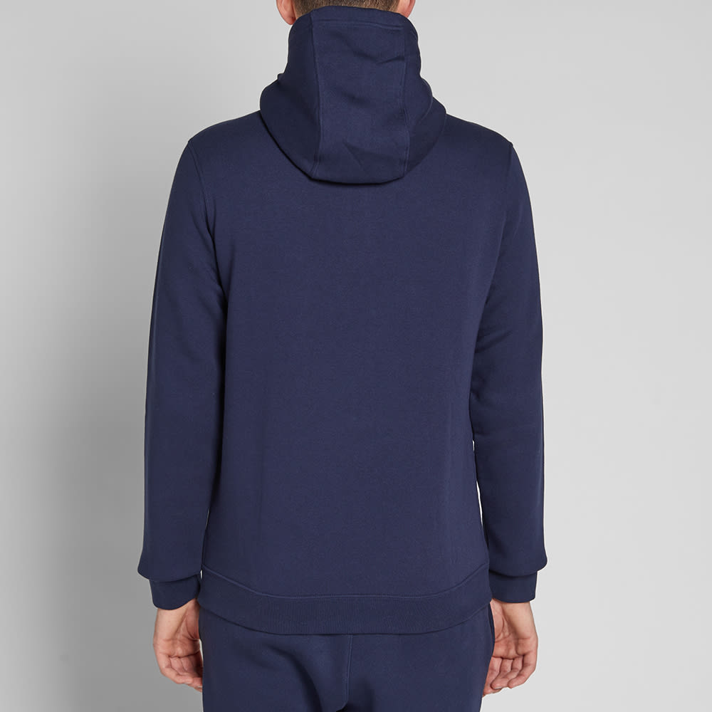 Nike Half Zip Club Hoody Obsidian & White | END. (US)