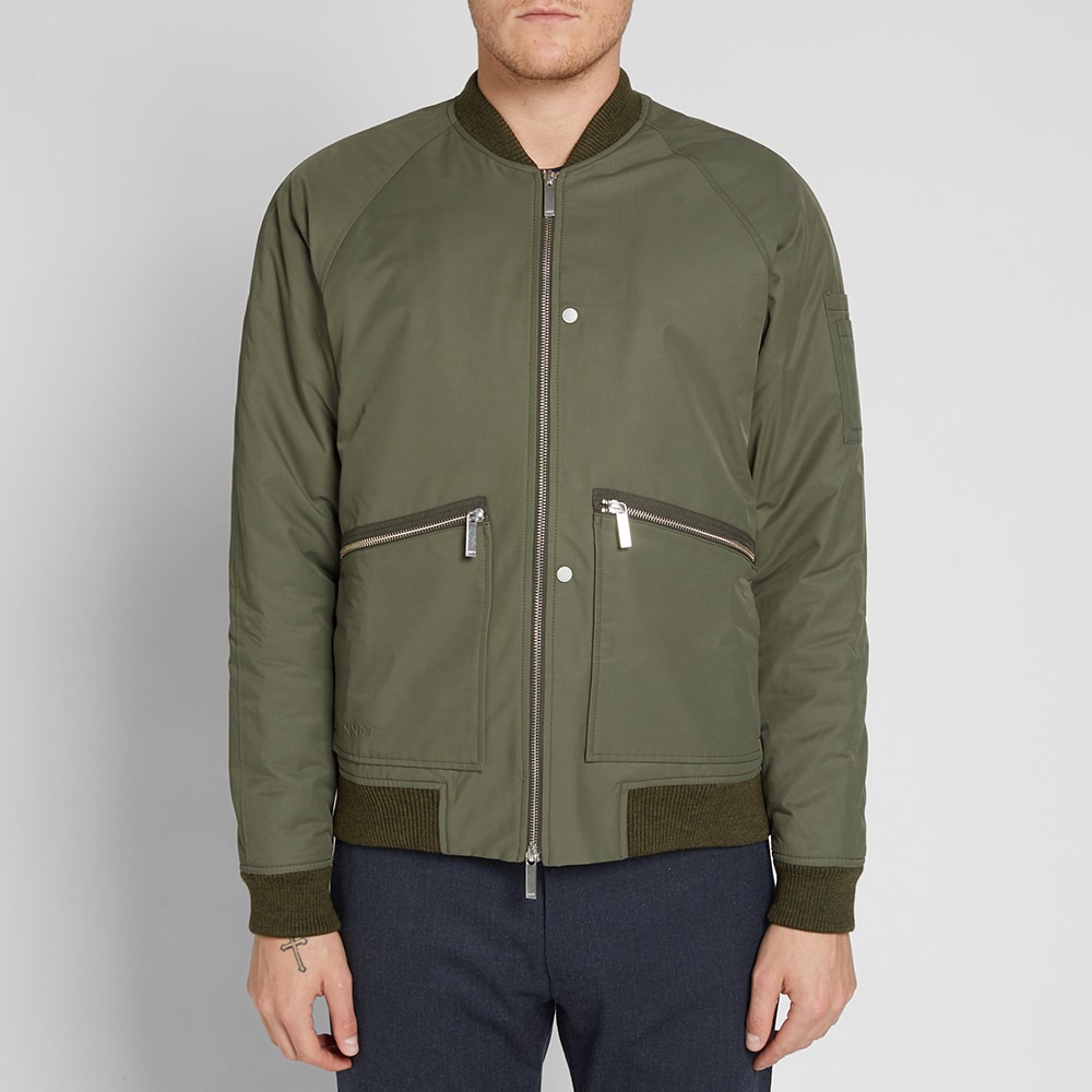 NN07 Lance Bomber Jacket Olive Green | END. (AU)