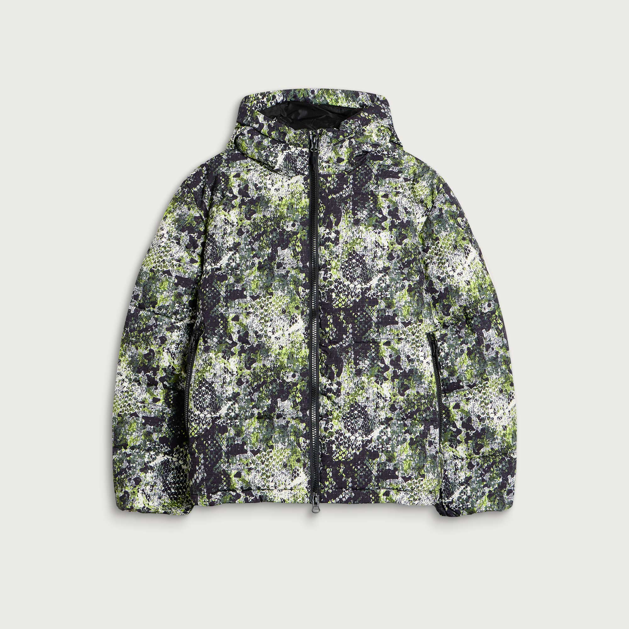 Mellow Clo Men's Summit Puffer Jacket Serpent Camo