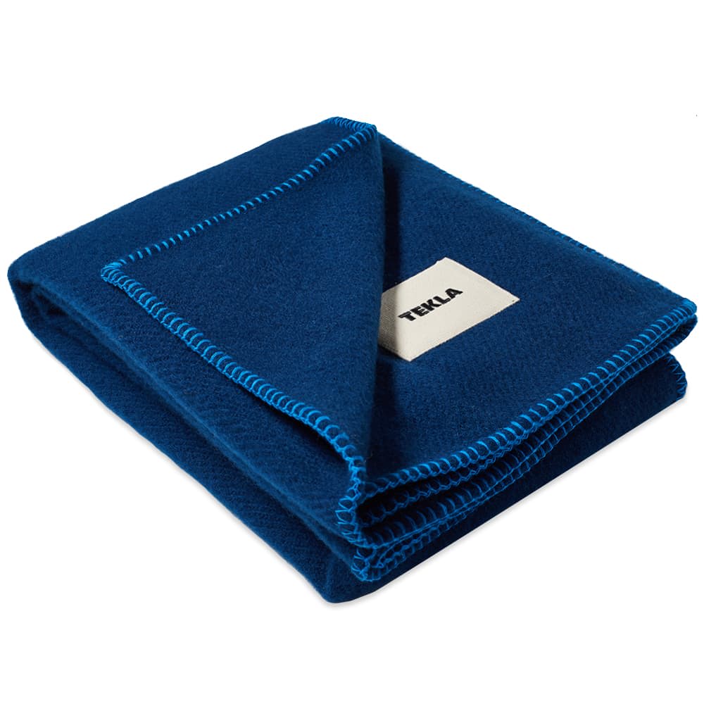 Tekla Fabrics Pure New Wool Blanket Blue END.