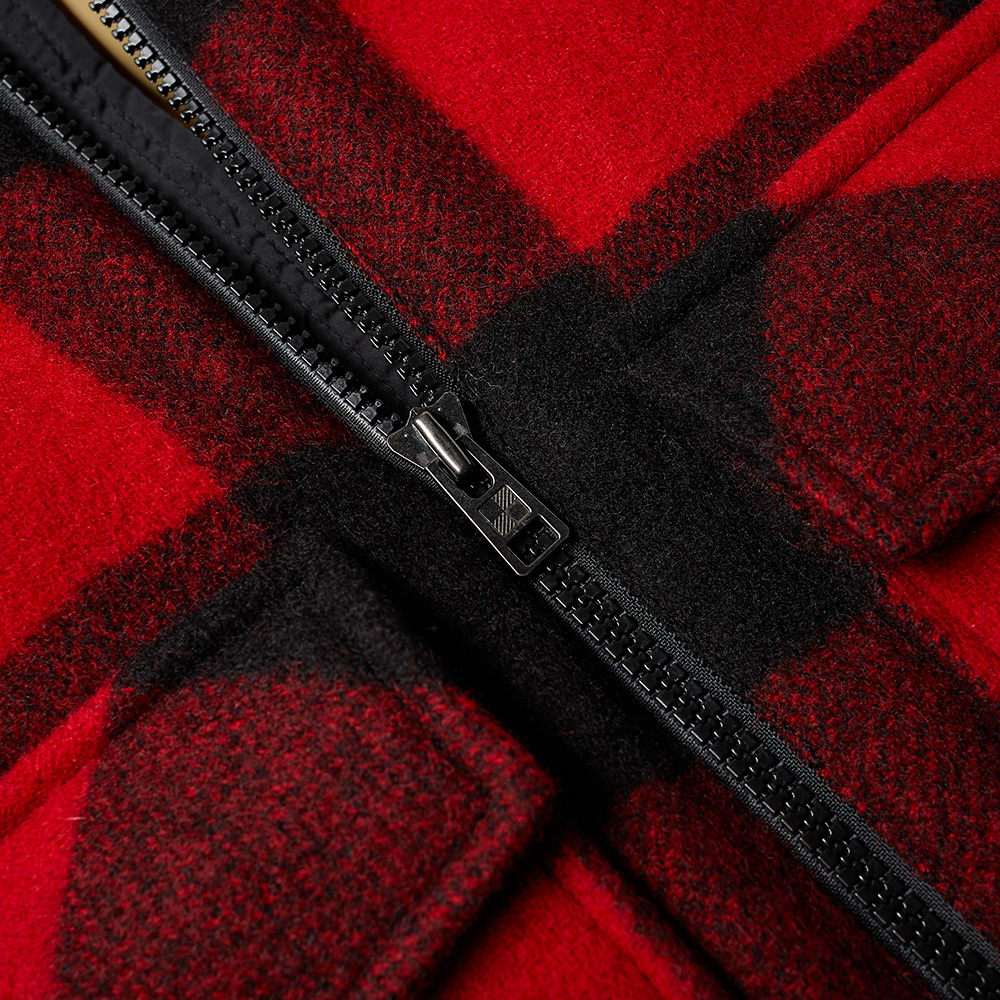 Woolrich Buffalo Check Parka Black 