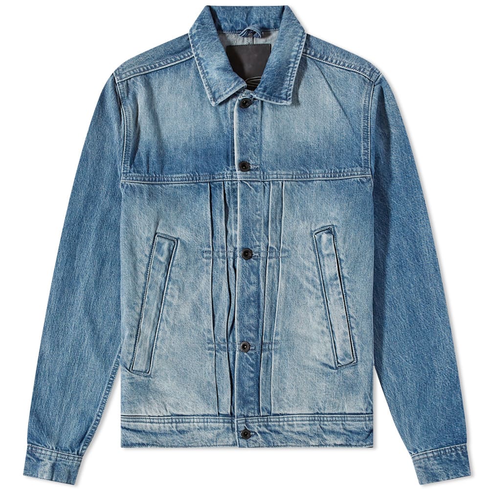 mid wash denim jacket