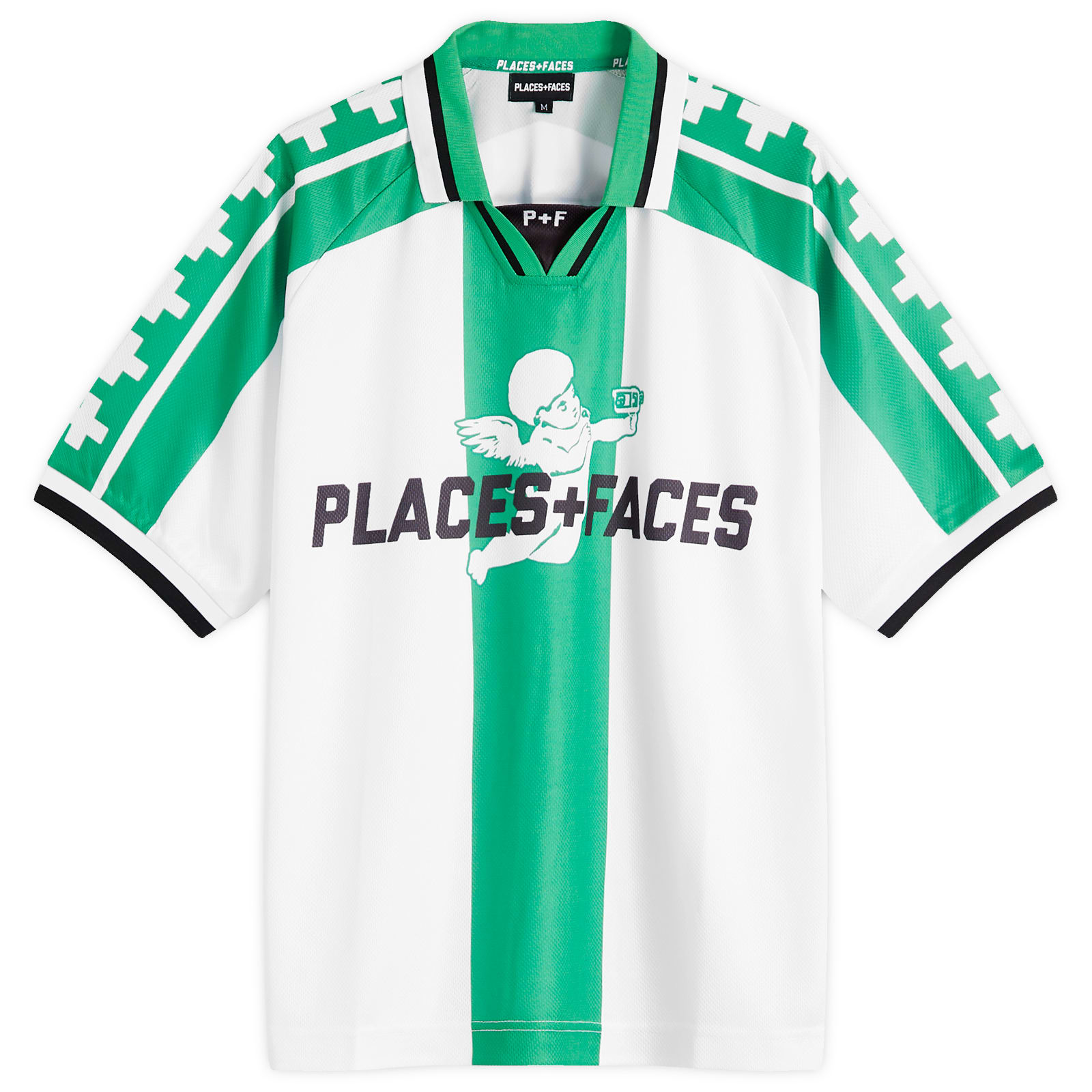 PLACES+FACES P+F FC Naija Jersey White/Green END. (SG)