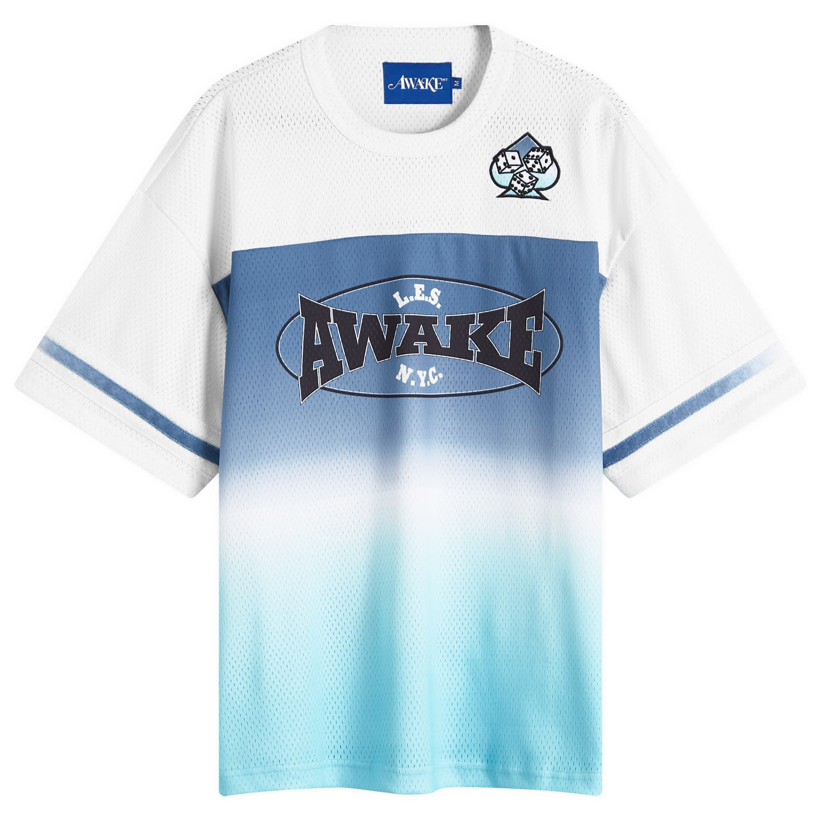 AWAKE NY 国内送 メッシュフットボールジャージ Awake NY Mesh Football Jersey White Multi | END. (US)