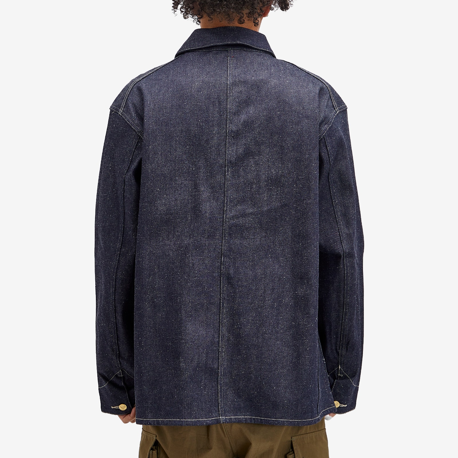 Human Made Men's Denim Coverall Jacket Indigo - Curated Menswear