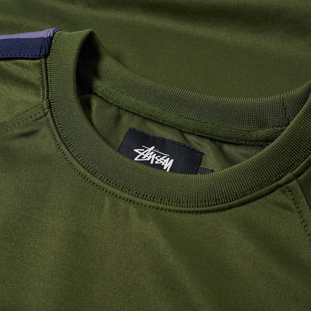 Stussy Poly Track Crew Olive | END. (US)