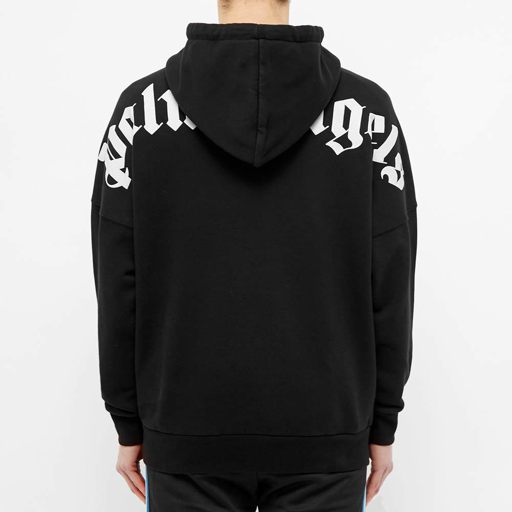 Palm angels hoodie back logo clearance