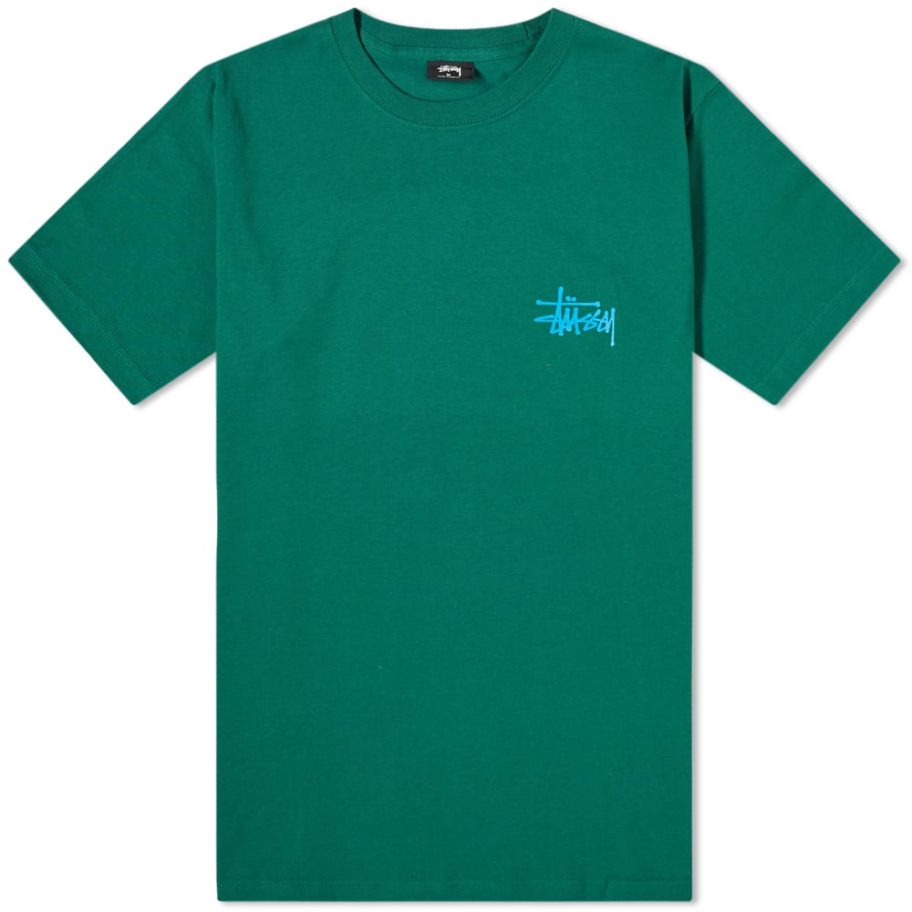 Stussy Basic Tee Dark Green | END. (AU)