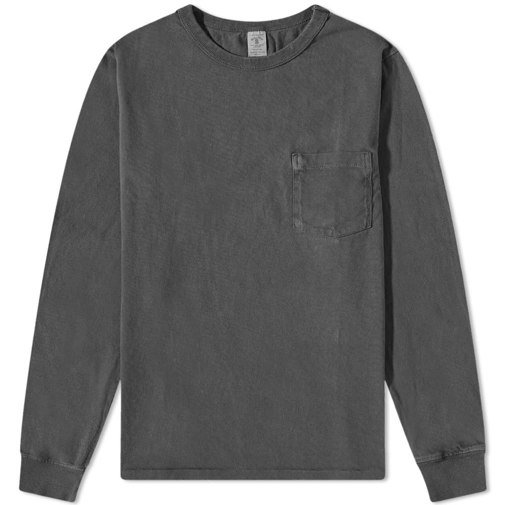 Velva Sheen Long Sleeve Heavyweight Pocket TShirt Black END. (KR)