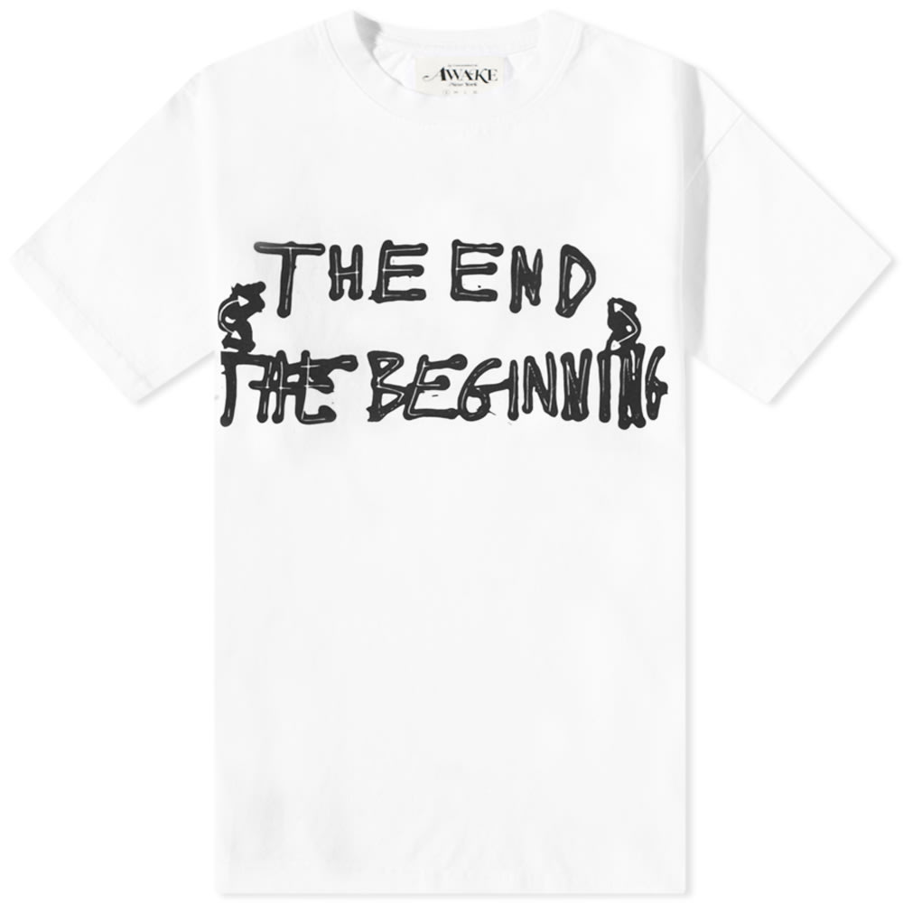 Awake NY End Beginning T Shirt White END CN awake-ny-end-beginning-t-shirt-white-end-cn