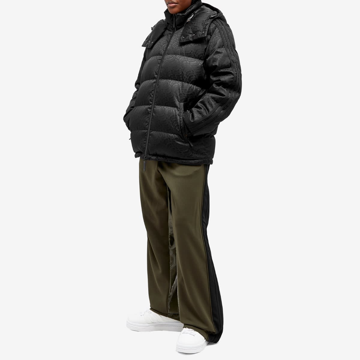 Moncler x adidas Originals Alpbach Down Jacket Black | 1A000-M2858 