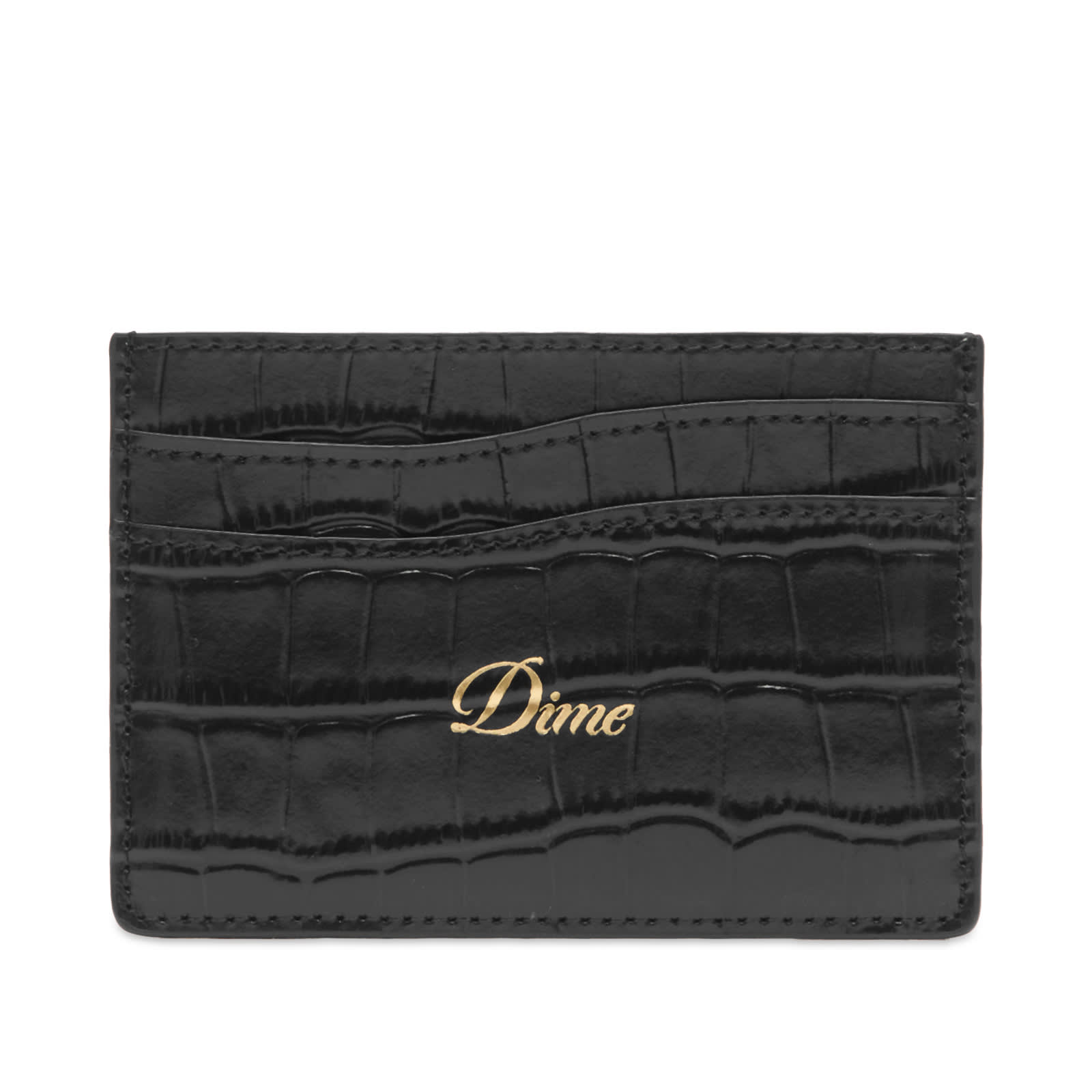 Dime Men’s Croc Card Holder Black