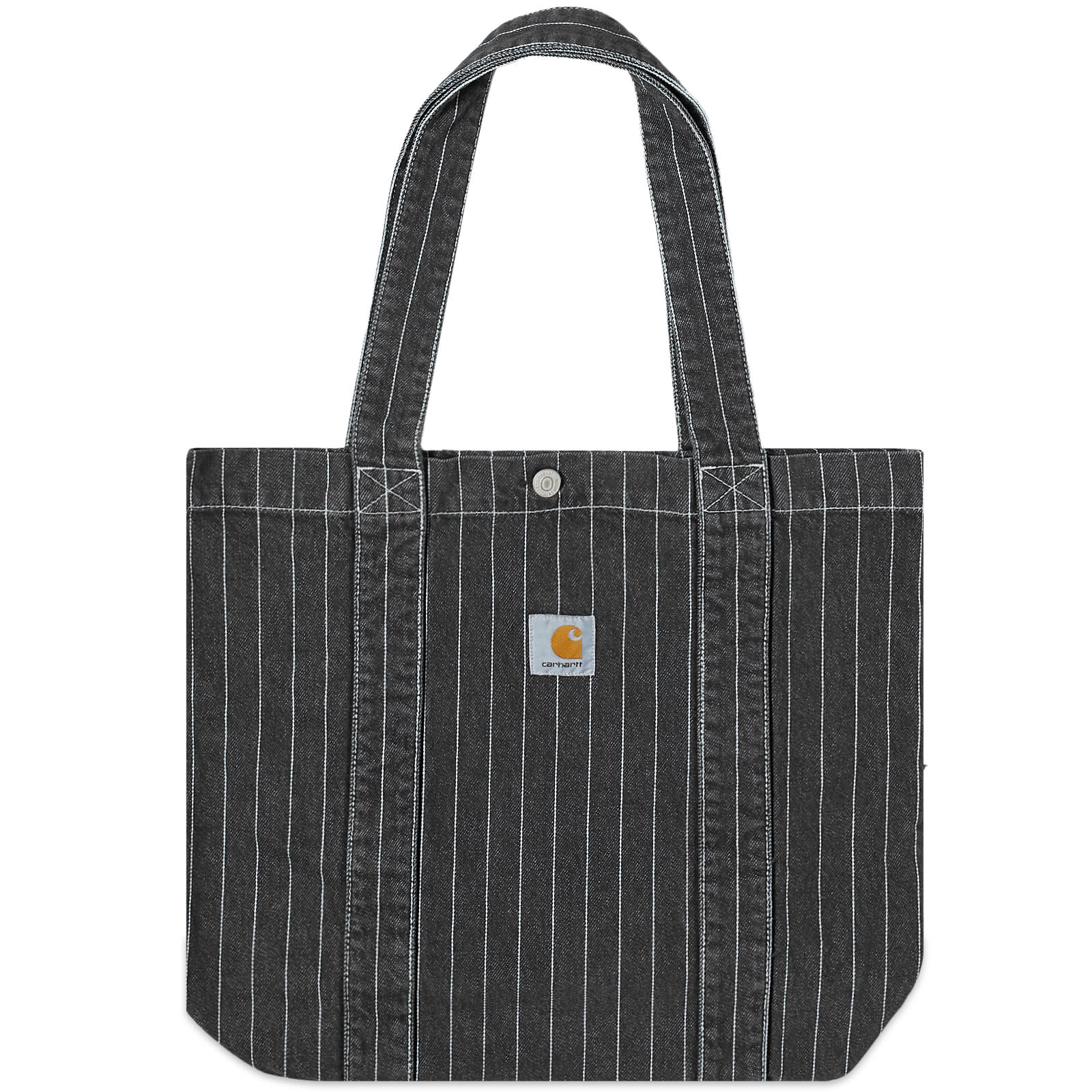 ショルダーバッグ CARHARTT WIP ORLEAN TOTE BAG Carhartt WIP Orlean Tote Bag Black & White Orlean Stripe