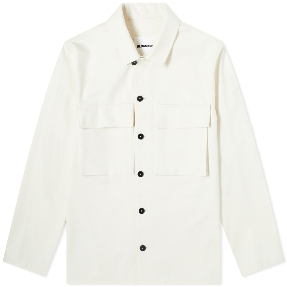 Jil Sander Plus Overshirt Open Beige | END.