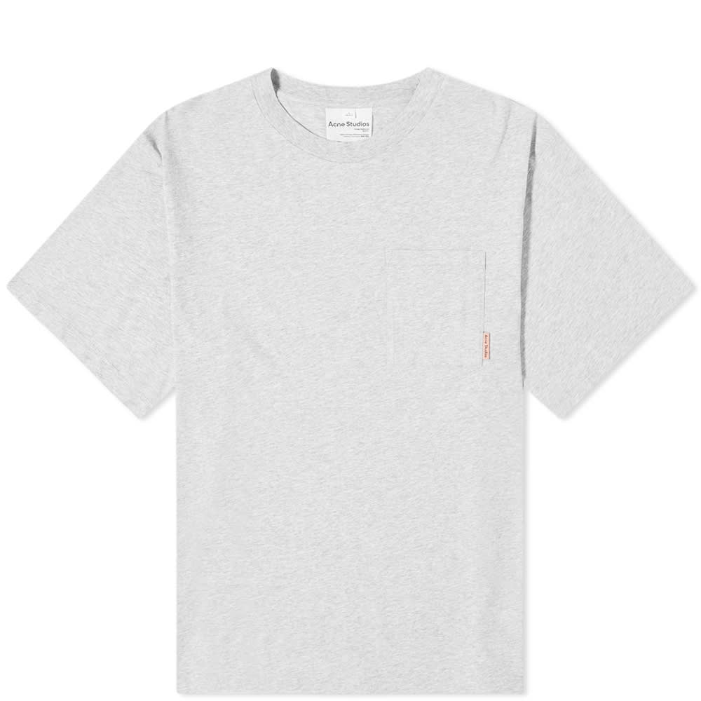 【Acne Studios】Extorr ピンクレーベル ポケットTシャツ Extorr Pink Label pocket T-shirt in black - Acne Studios