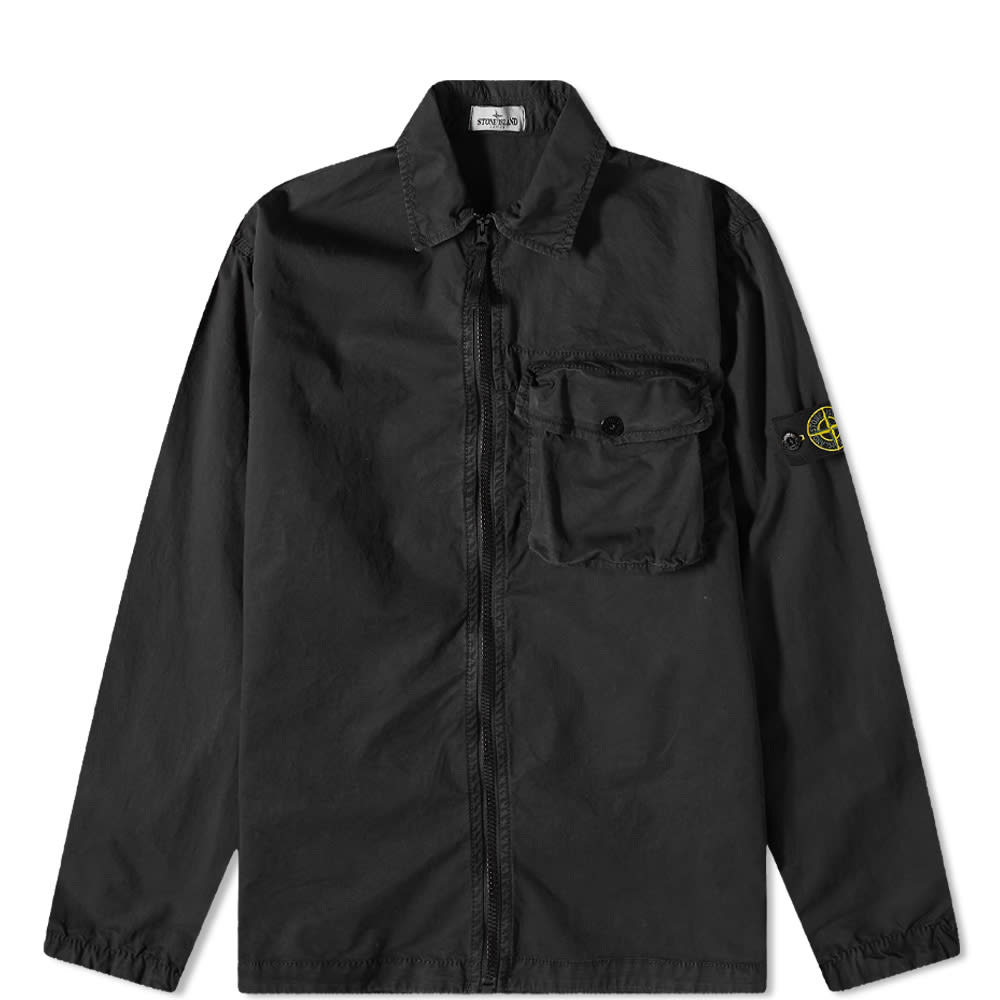 Stone Island Junior Zip Overshirt 
