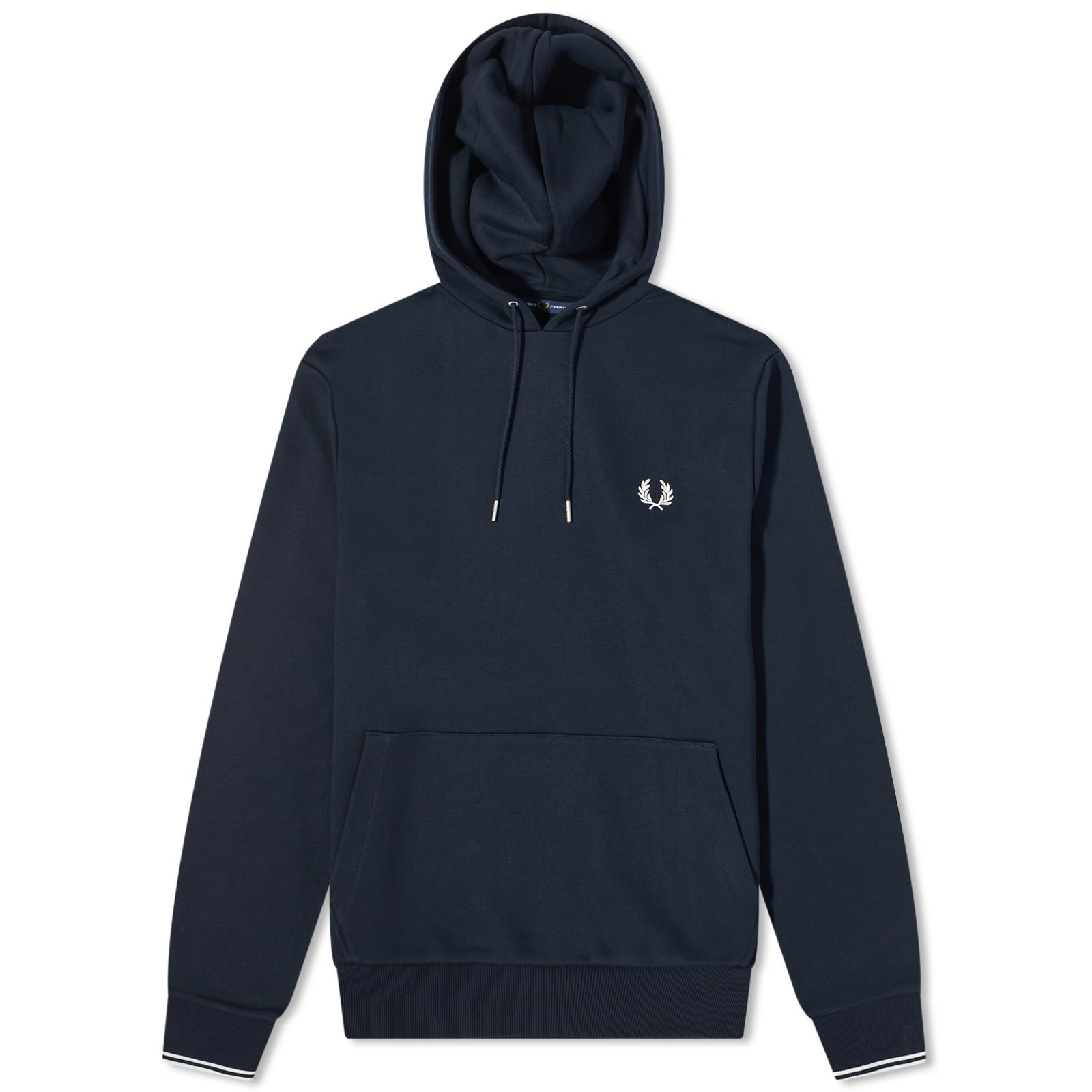 ★FRED PERRY Tipped Popover Hoodie 関税込★ Fred Perry Tipped Popover Hoodie Navy | END. (SG)