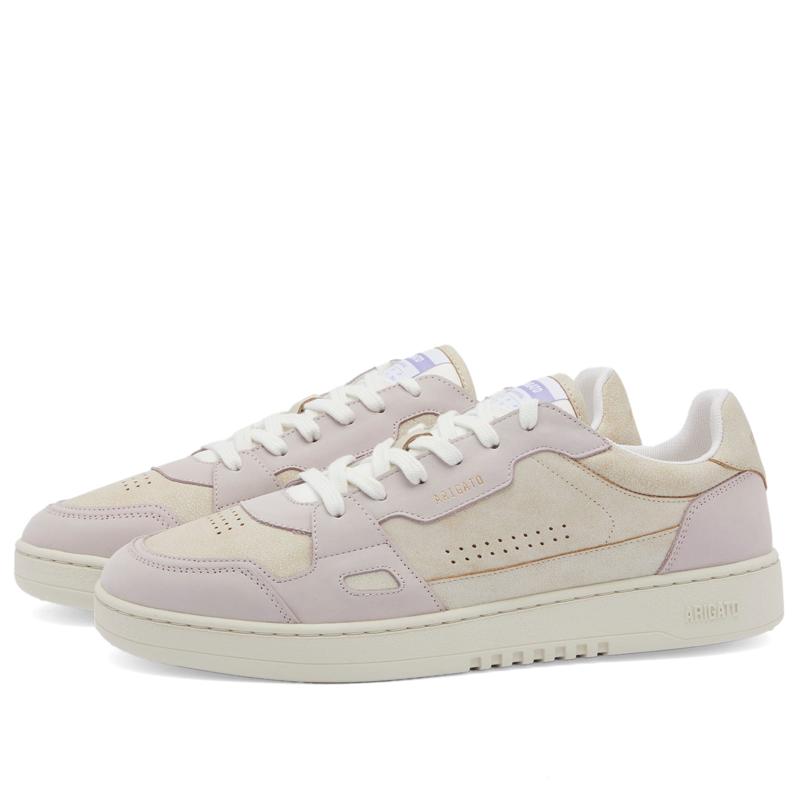 Axel Arigato Men's Dice Lo Sneaker Beige/Lilac - F1697001