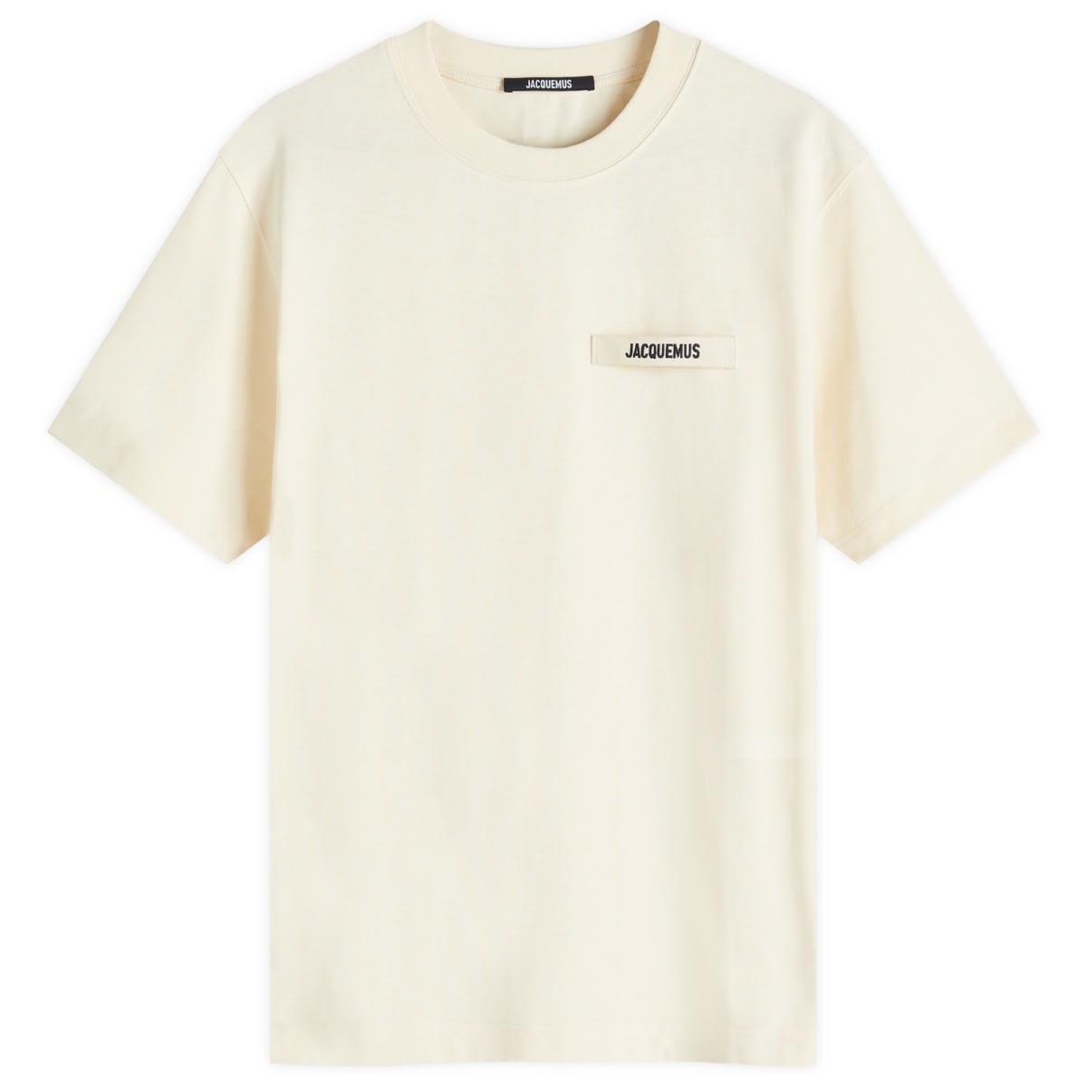 Jacquemus Gros Grain Logo T-Shirt Beige | END. (CA)