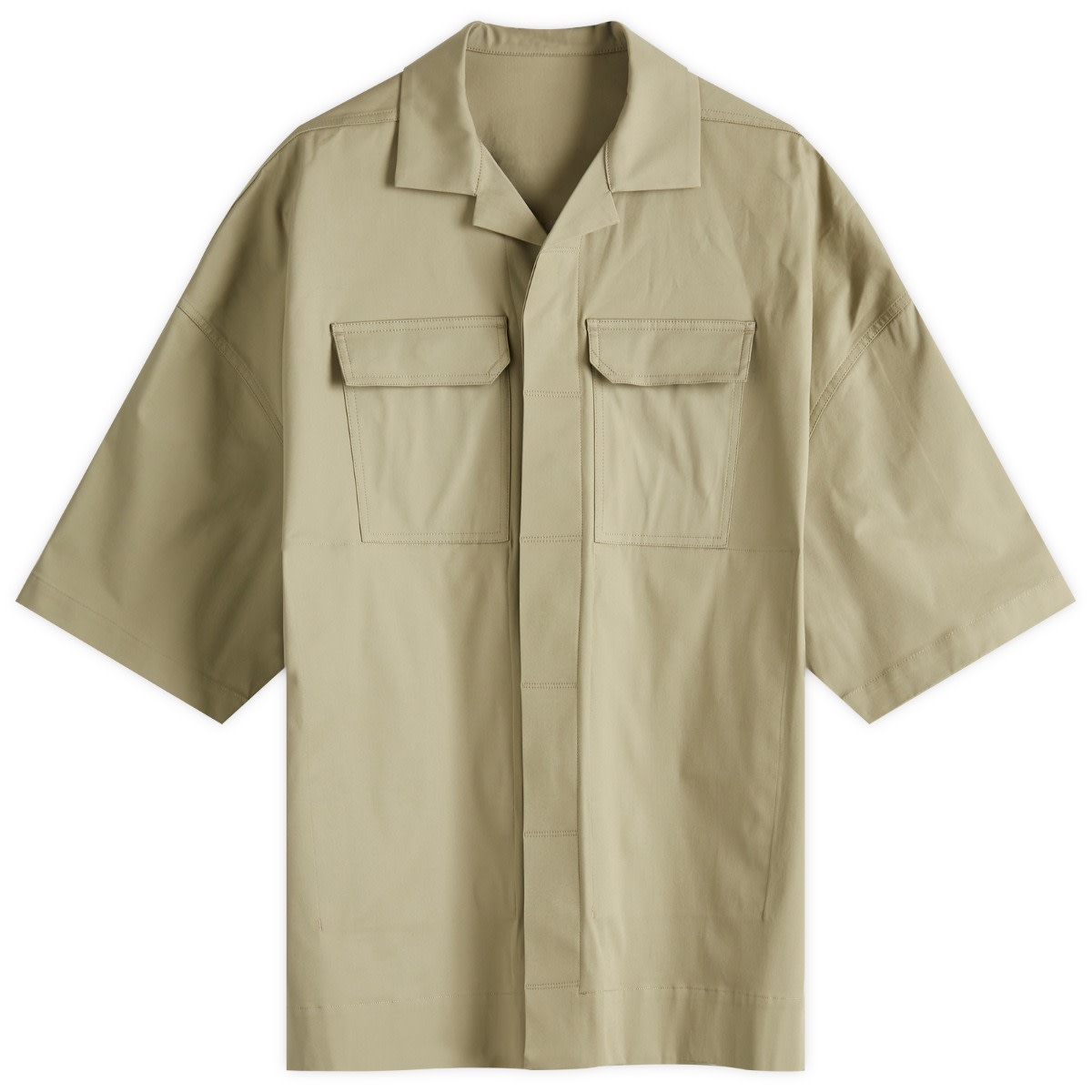 Rick Owens Men's Celadon Magnum Tommy Oversized Shirt It Size 52