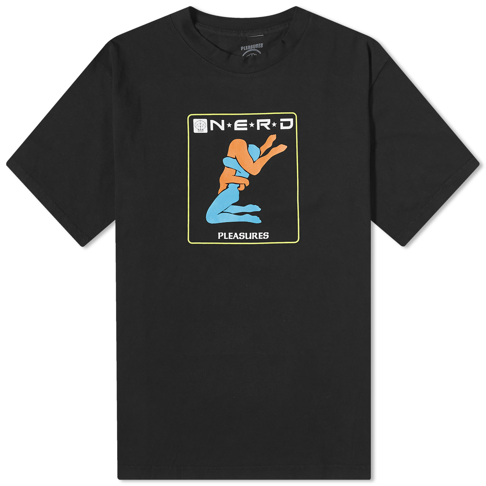 【PLEASURES】 N.E.R.D. X PLEASURES PROVIDER T-SHIRT Black Pleasures x N.E.R.D Provider T-Shirt Black | END. (US)
