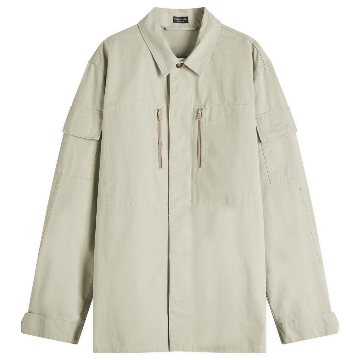 Tシャツ・カットソー BALENCIAGA SS25 L/S MILITARY SHIRT (814719 TQP13 2801) Balenciaga Long Sleeves Military Shirt 814719.TQP13-2801