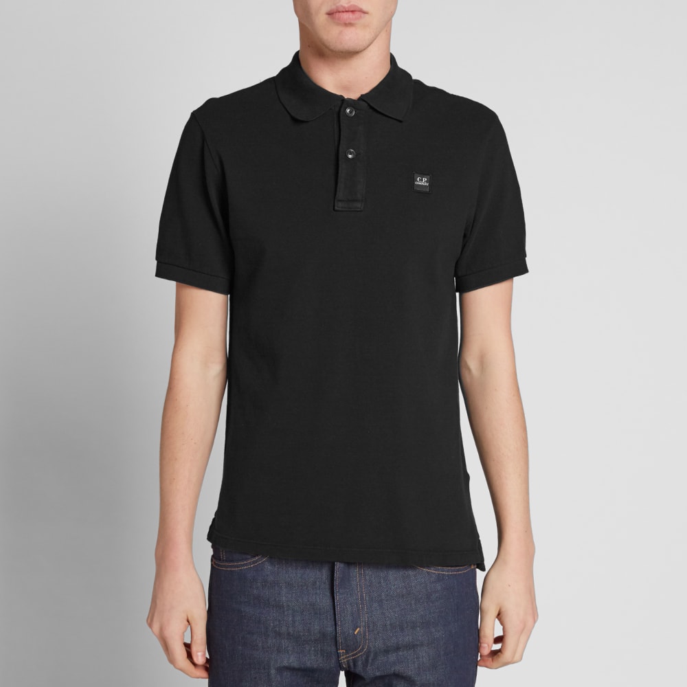 cp company black polo