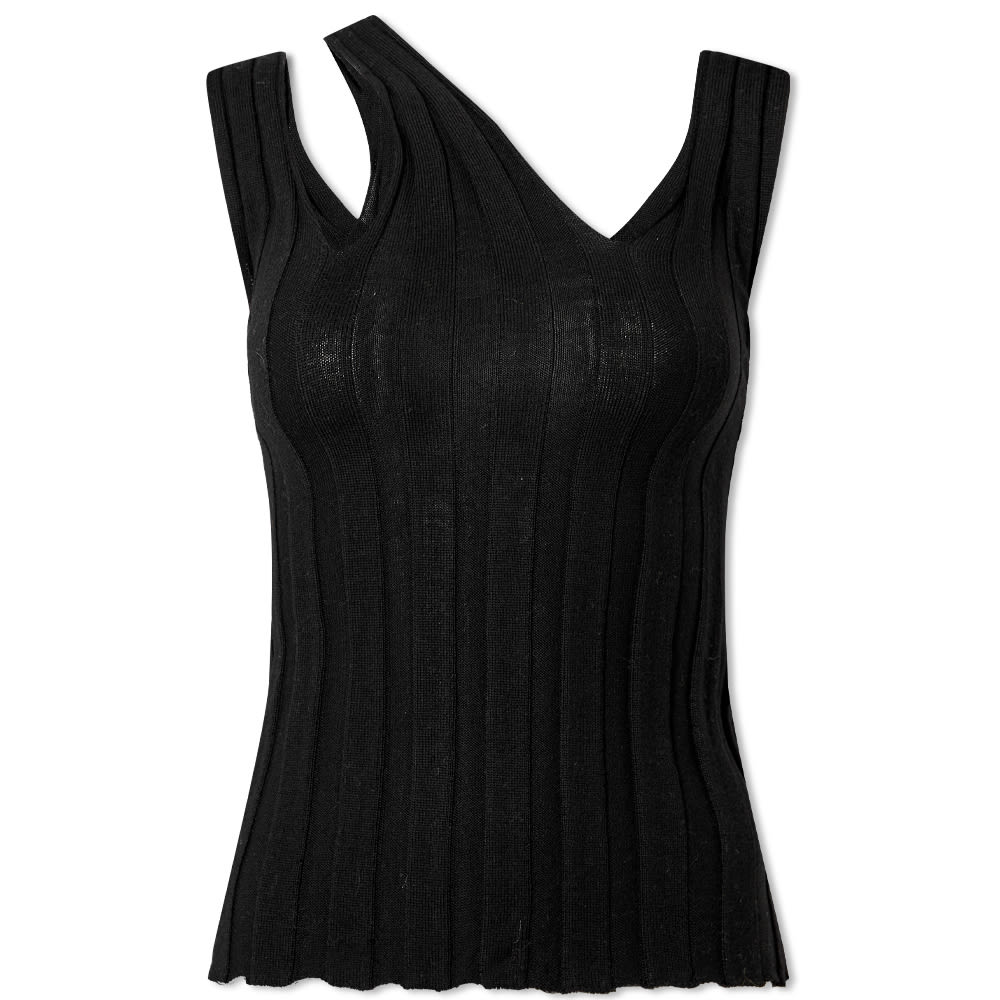 ニット　タンクトップ Adler baserange Baserange Adler Tank Top - black | Garmentory