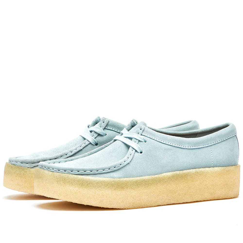 Clarks Originals Wallabee Cup Blue Suede | END.