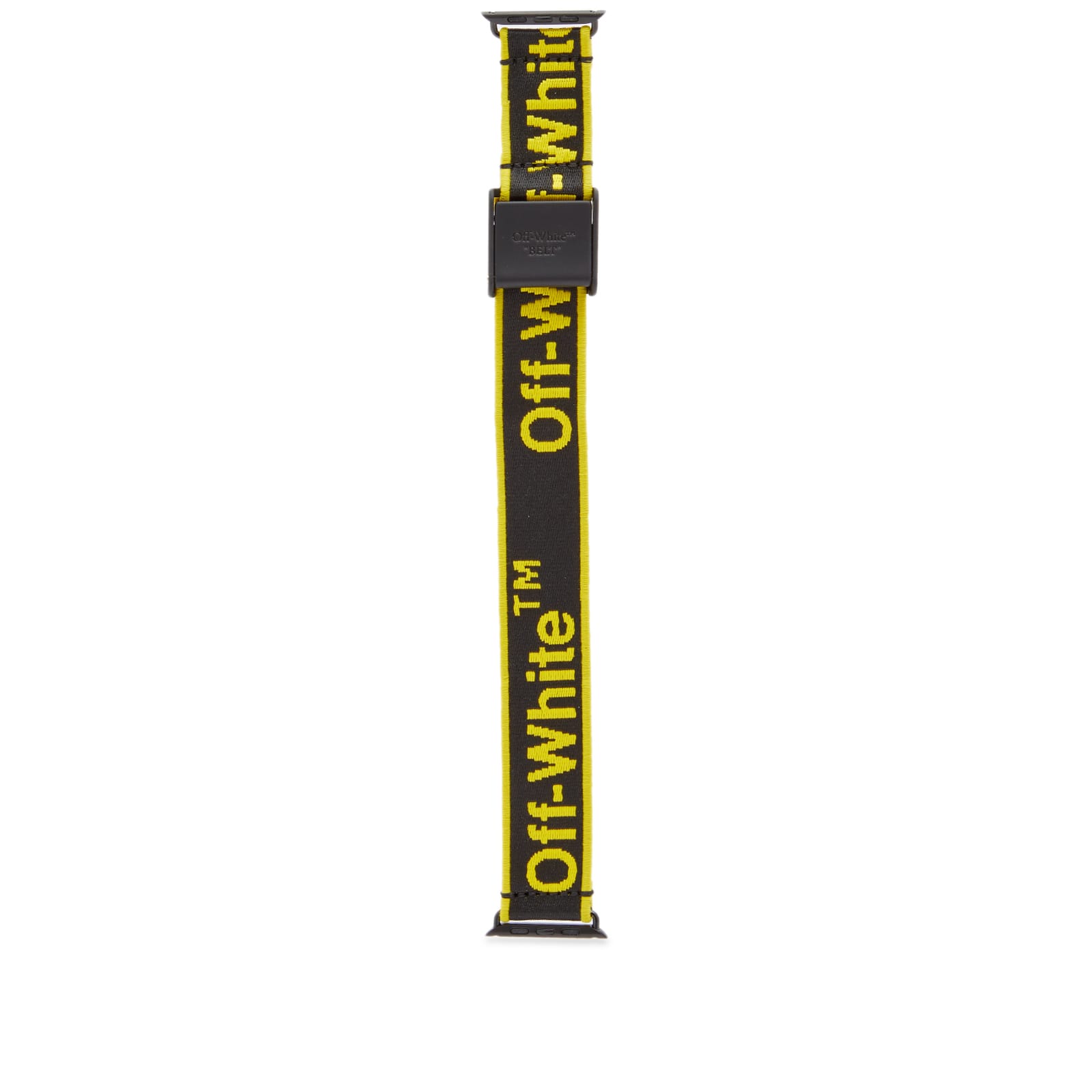 Off-White Graphic Belt Watch Band Yellow & Black | END. (IT)