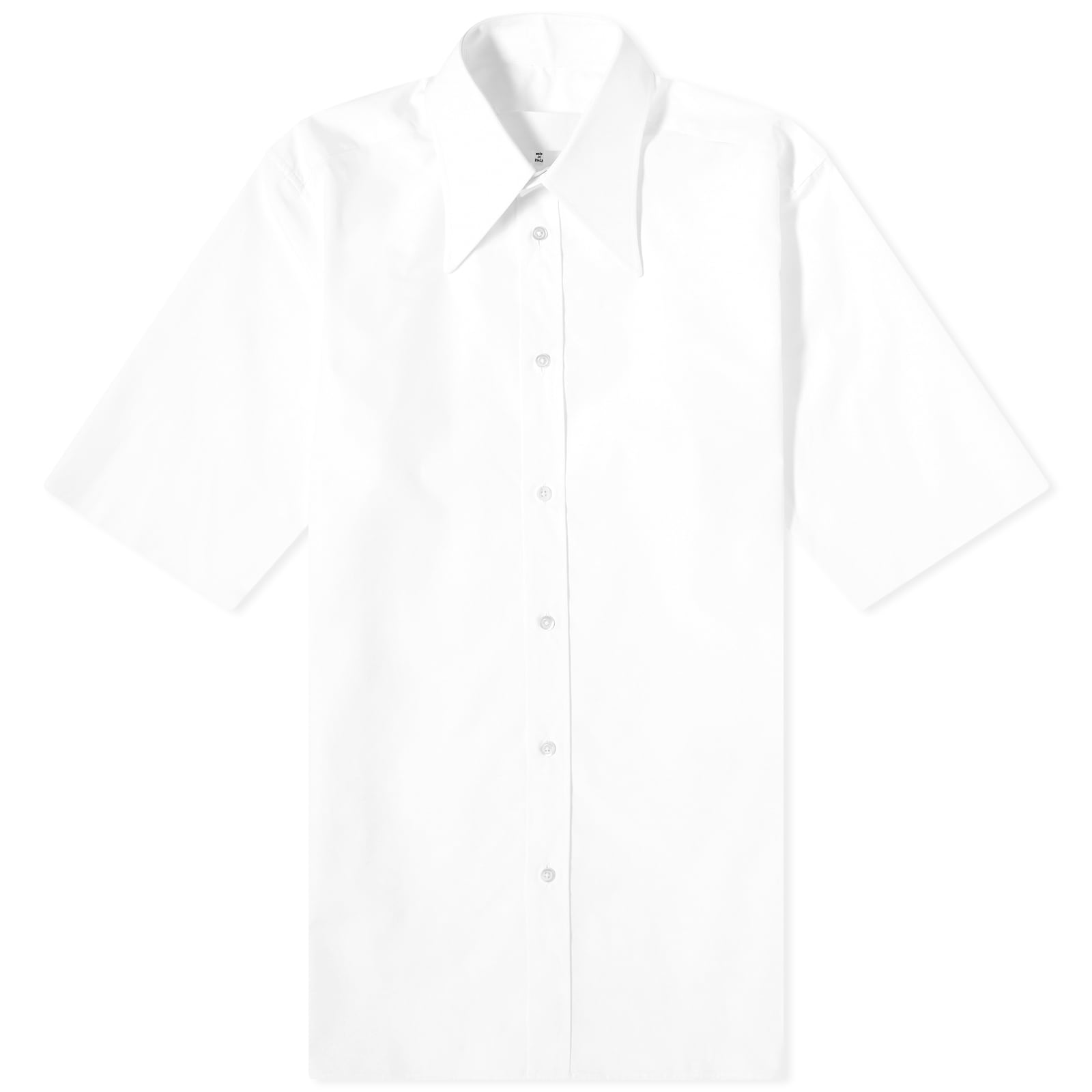 MM6 Maison Margiela Men's Split Number Logo Shirt White