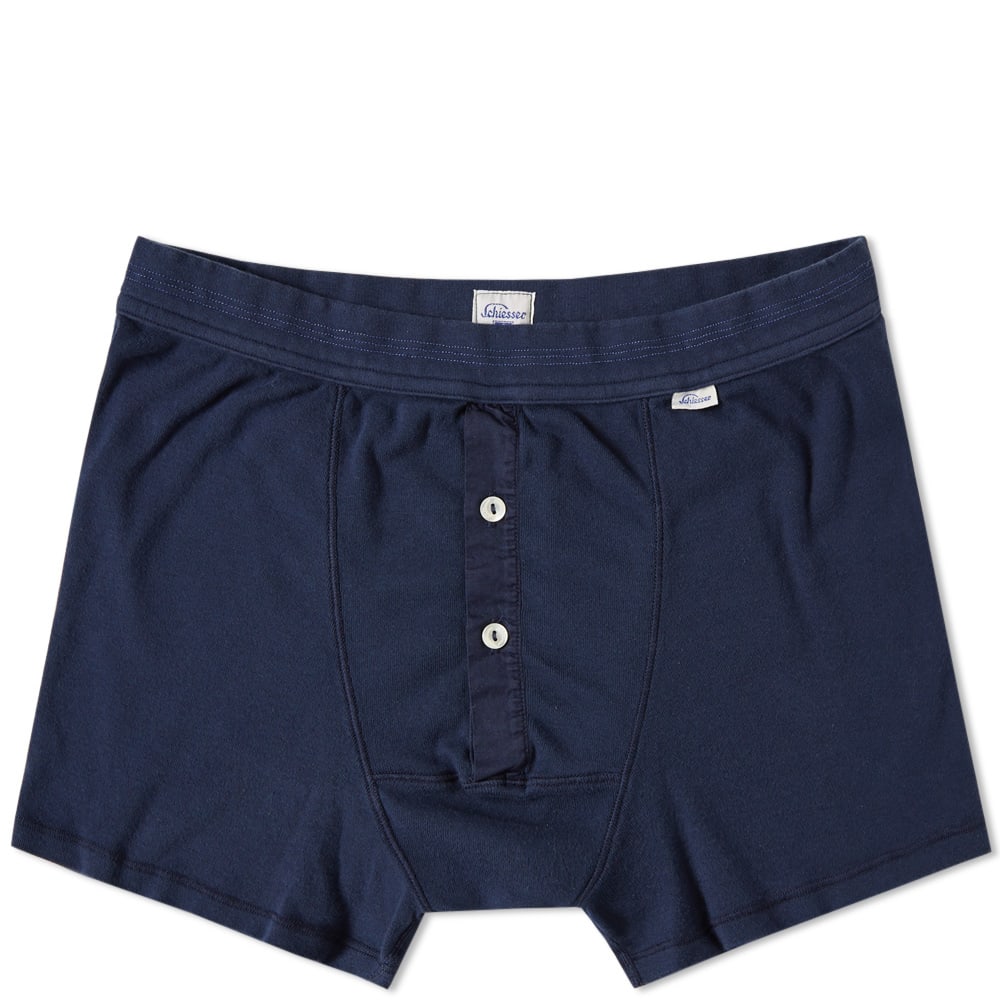 Schiesser Karl-Heinz Boxer Short Indigo | END.