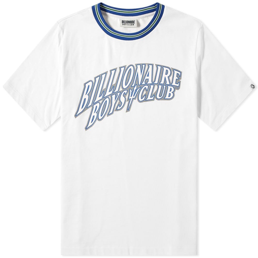 Perfect as a base layer, this heavyweight cotton tee from Billionaire Boys Club arrives from their latest collection, dubbed "Water is Life". Inspired by Greek mythology, the short sleeve tee is embellished with Poseidon's trident, stamped to the centre of the streetwear label's namesake for a mythical touch. 

100% Cotton
Ribbed Crewneck
Printed Branding
Split Hem