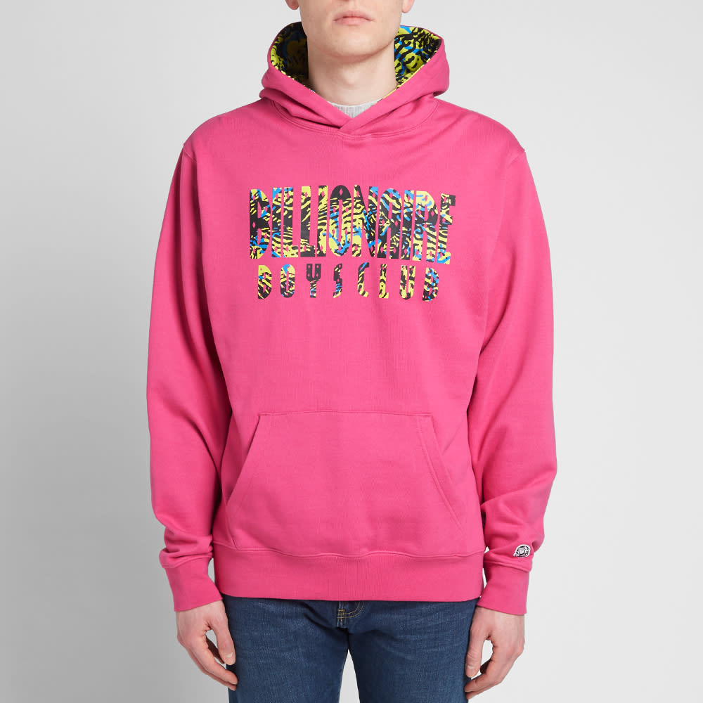 Pink billionaire boy hoodie clearance