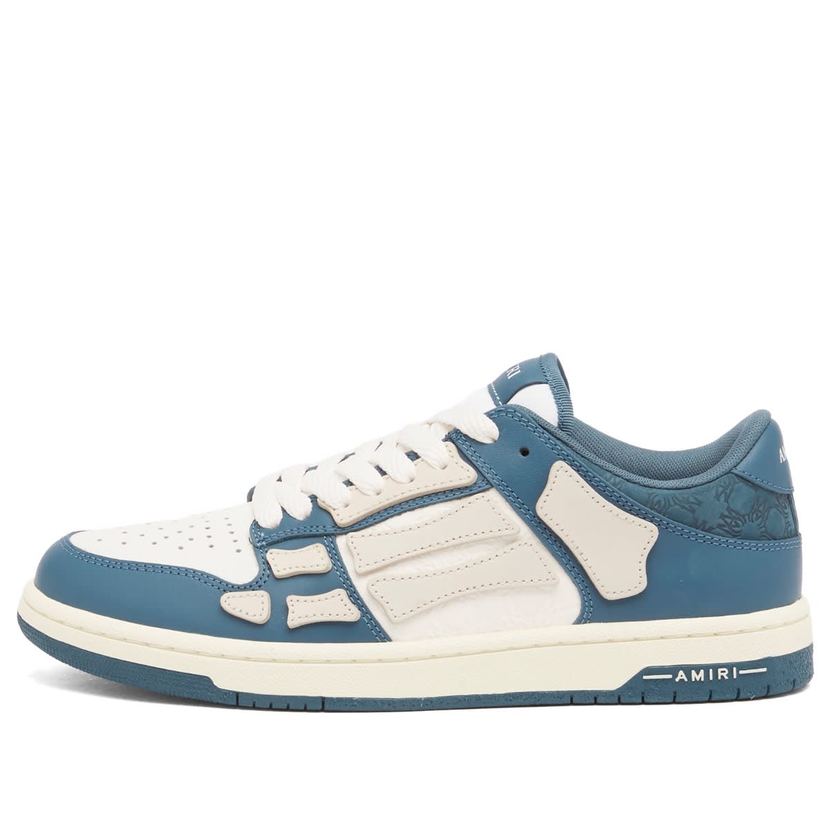 AMIRI Debossed MA Quad Skel Top Low Sneaker Vintage Blue