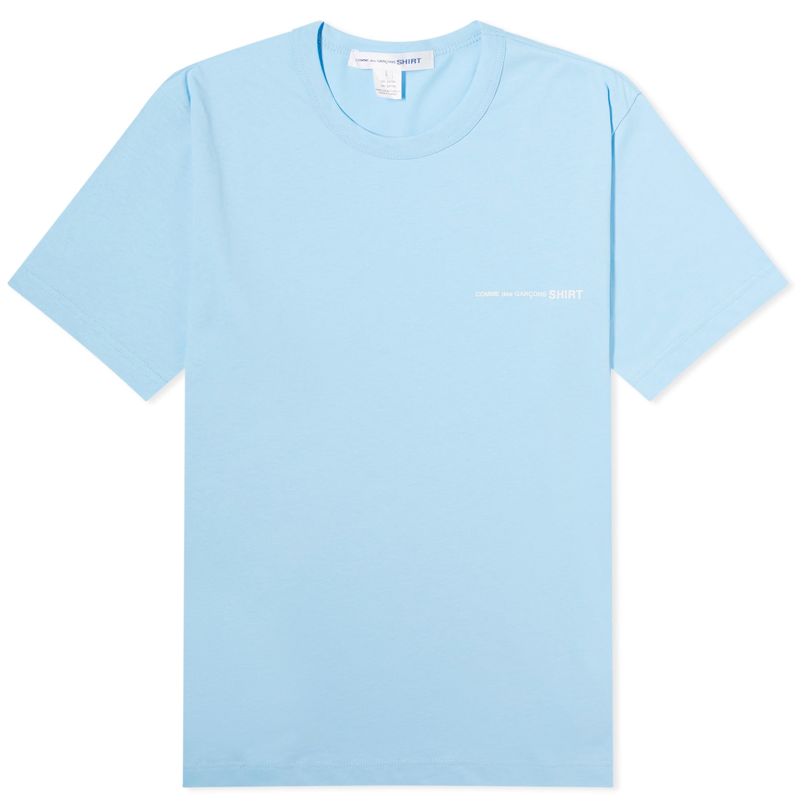 COMME des GARCONS SHIRT Tシャツ・カットソー S 2001025M0040 Comme des Garçons SHIRT Chest Logo T-Shirt Blue | END. (KR)